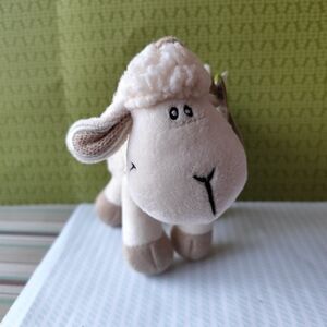 4/$50⭐️Allied 7” Plush Sheep Stuffed Animal With Embroidered Shamrock